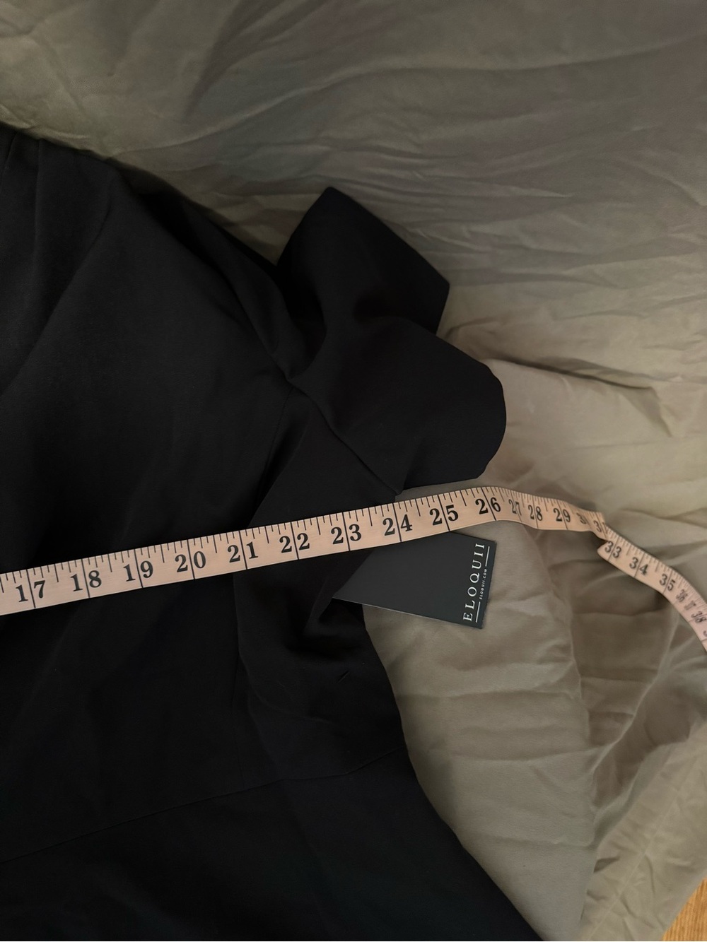 Eloquii Black Twist-Front Short Sleeve Blazer - Picture 6 of 8